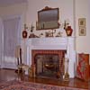 Colonial Revival fireplace installed in bedroom added in 1935 renovation. 