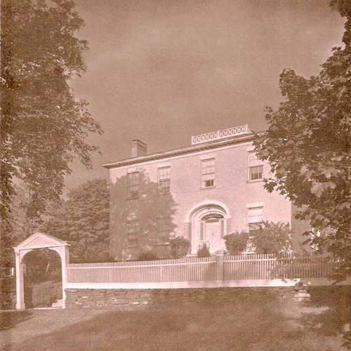 Eugene VanLoon Federal Style House in Athens, New York